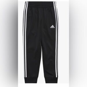 adidas Kids Black Sweatpants with White Side Stripes - NEW!